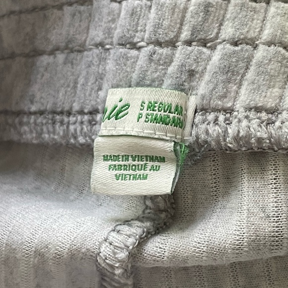 Aerie Grey Groove-On Velour High Waisted Flare Pant - Picture 2 of 4